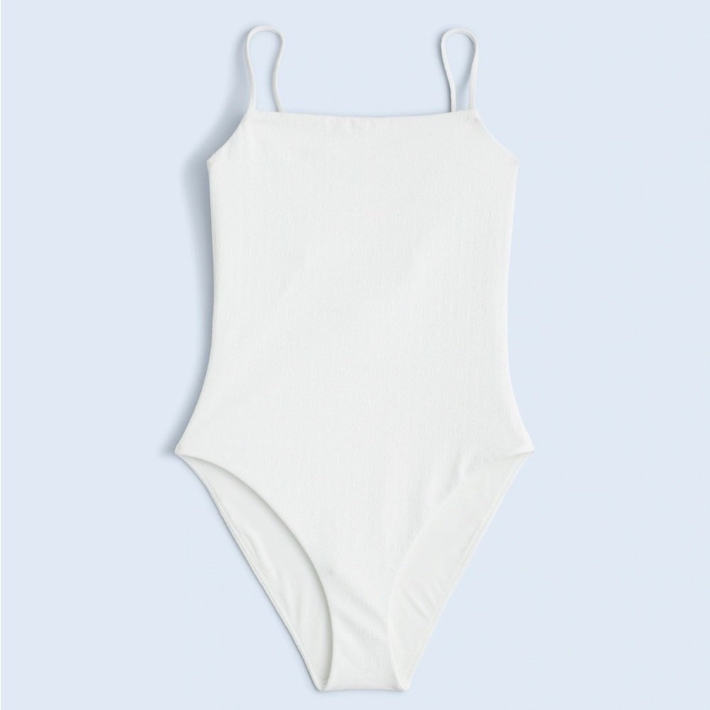 Madewell Square-Neck One-Piece Swimsuit